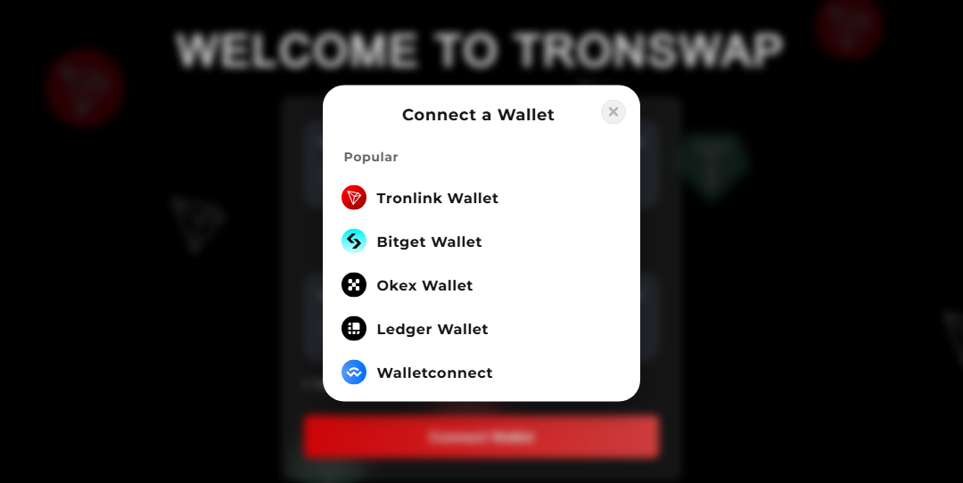 Tron Swap App